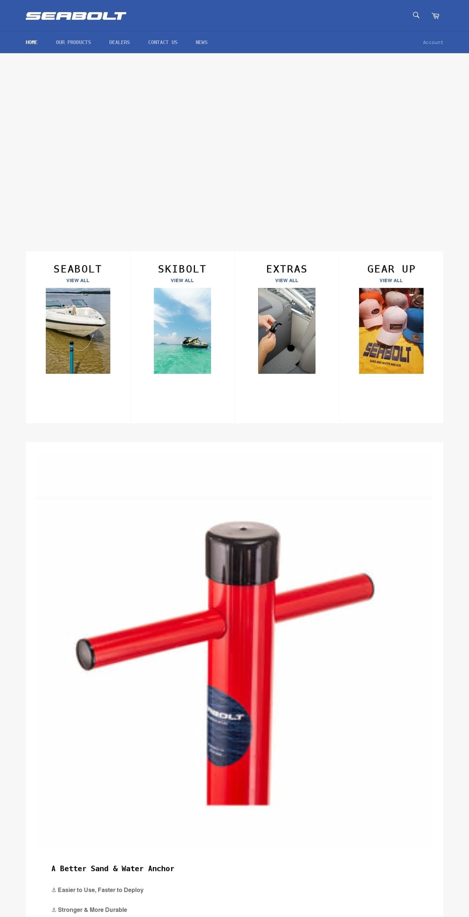 seabolt.co shopify website screenshot