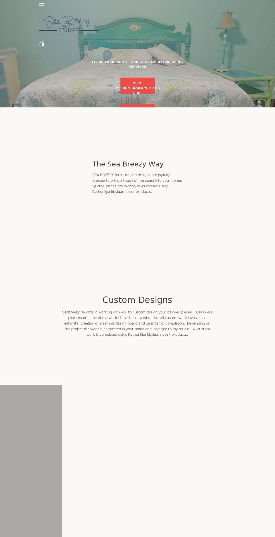 furniture Shopify theme site example seabreezy.com