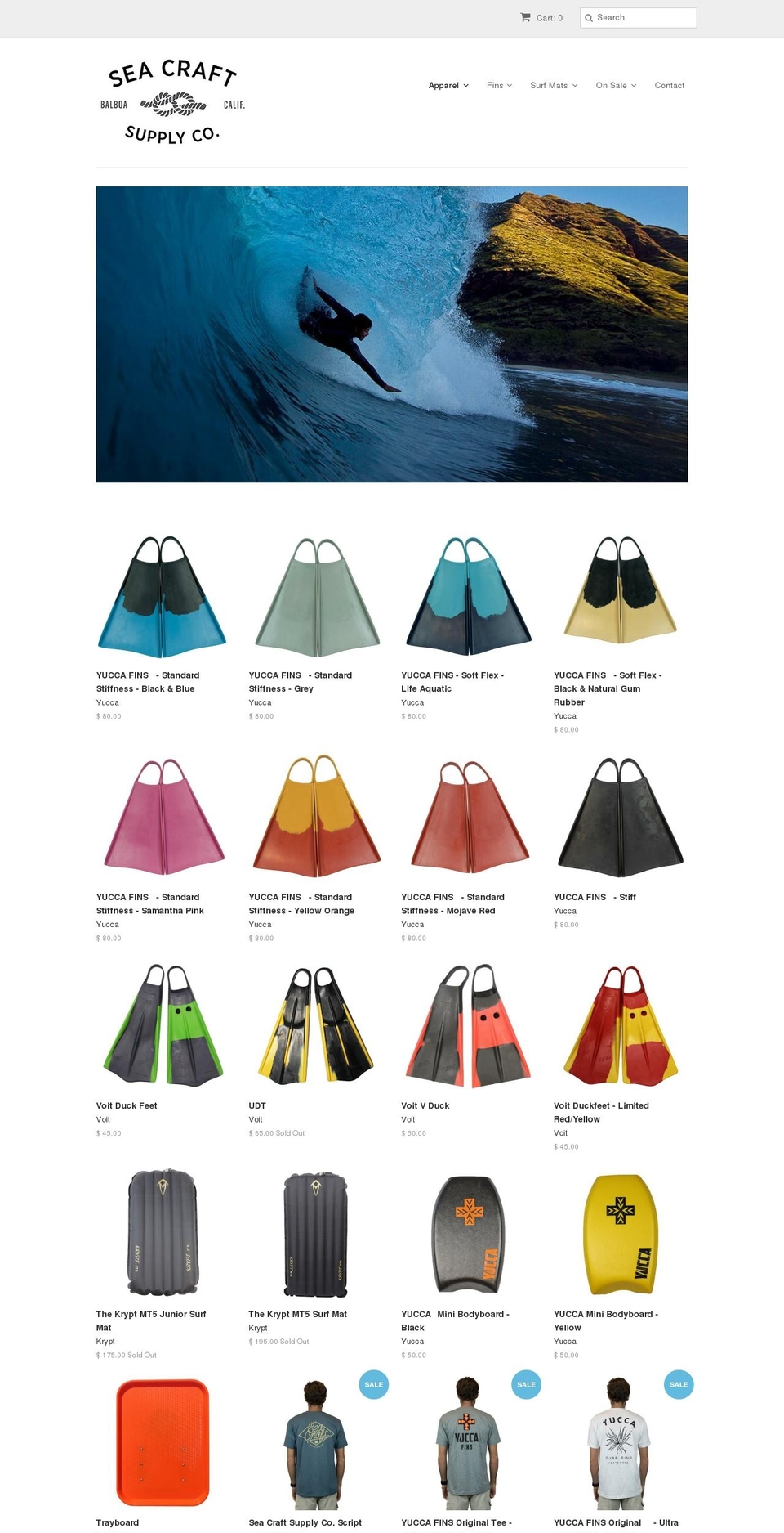 seacraftsupplyco.net shopify website screenshot