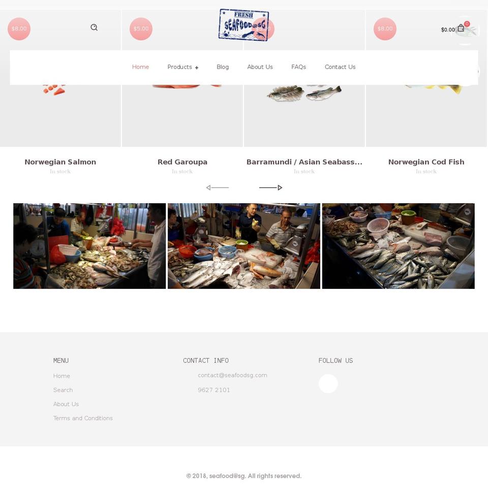 seafoodsg.com — Shopify storefront screenshot