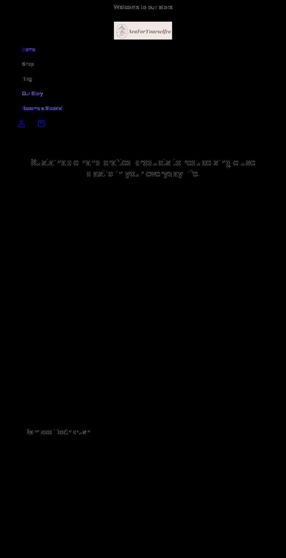 seaforyourselfco.com shopify website screenshot