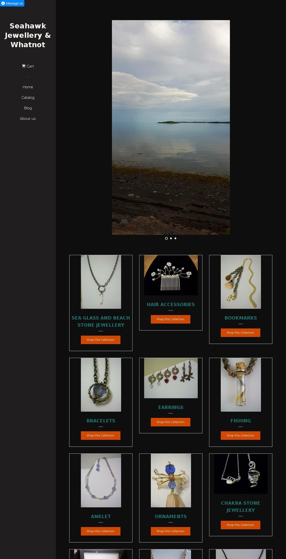 seahawkjewelleryandwhatnot.com shopify website screenshot