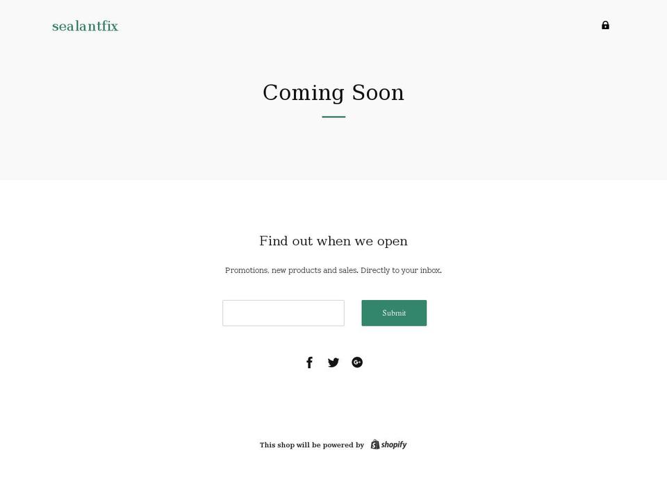 sealantfix.com shopify website screenshot