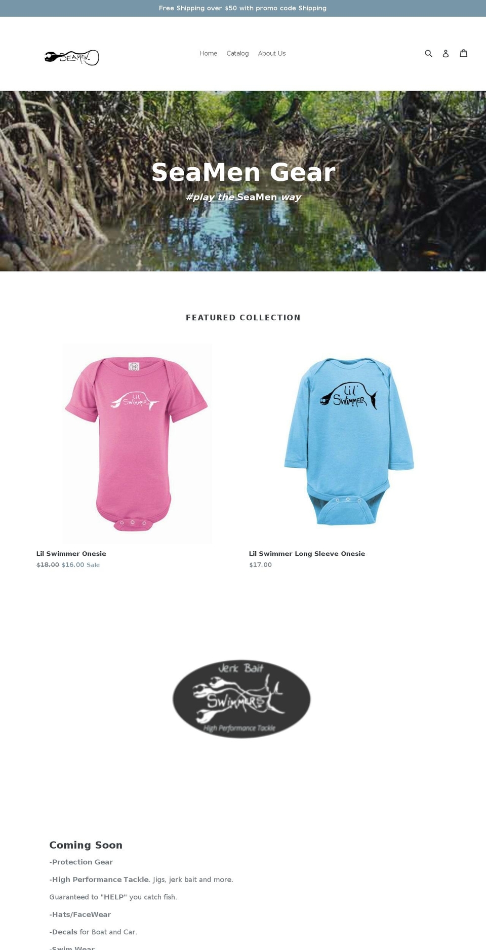 seamengear.com — Shopify storefront screenshot