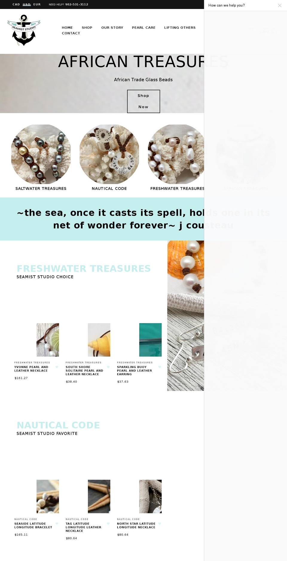 eva-modern Shopify theme site example seamiststudio.com