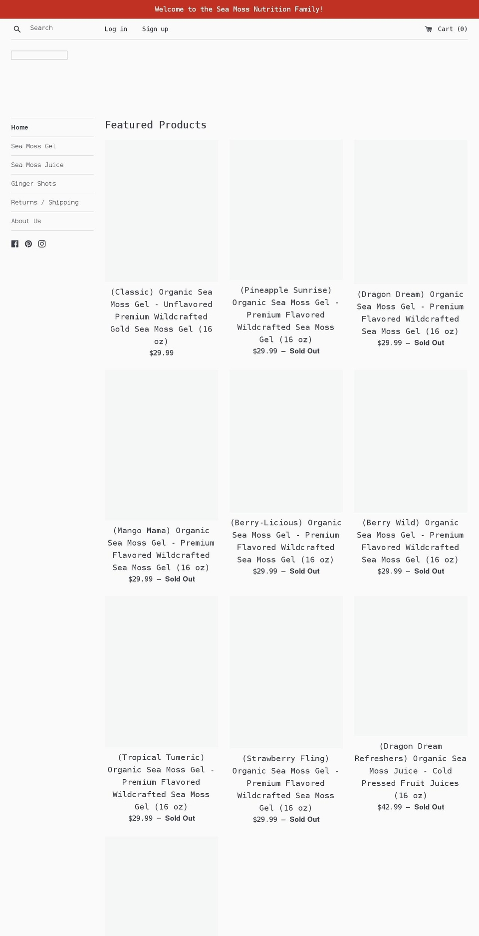 seamossnutrition.org shopify website screenshot