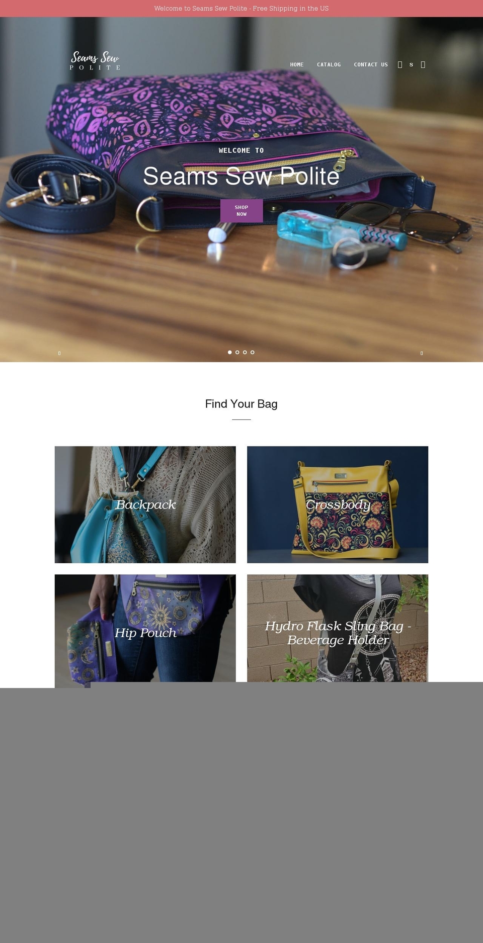seamssewpolite.com shopify website screenshot