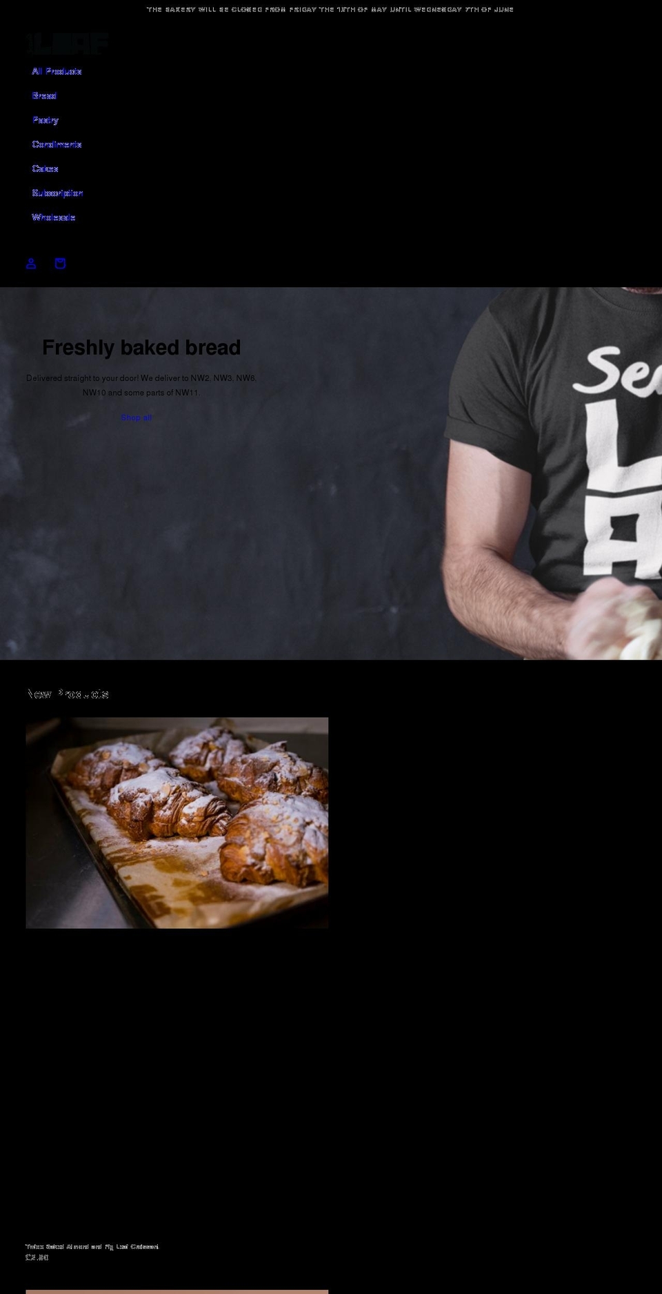 seansloaf.co.uk shopify website screenshot