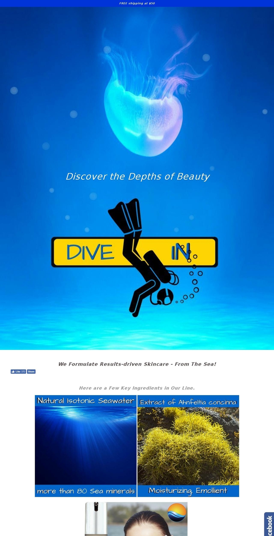 seaquarius.com — Shopify storefront screenshot