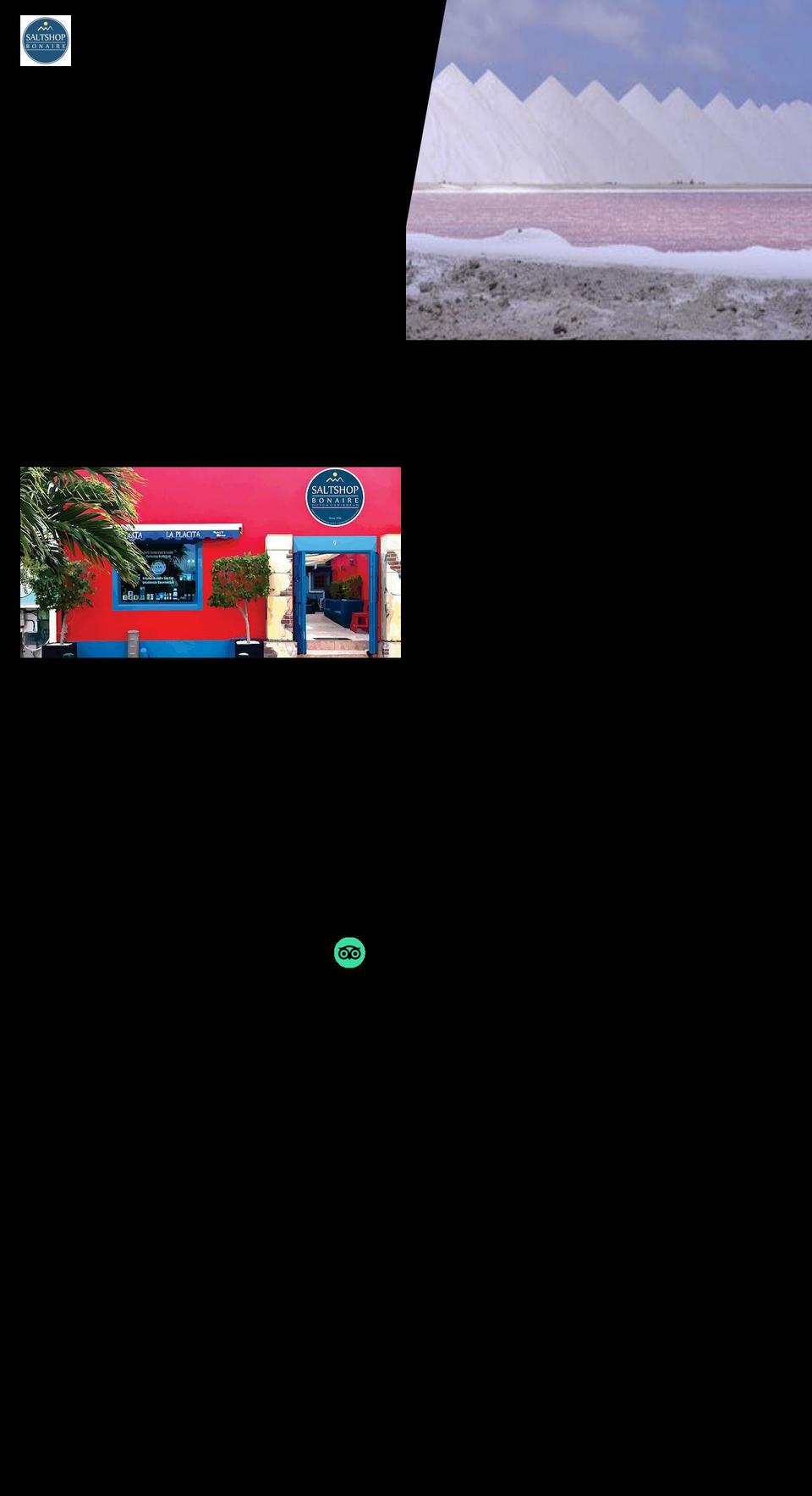 seasaltbonaire.com — Shopify storefront screenshot