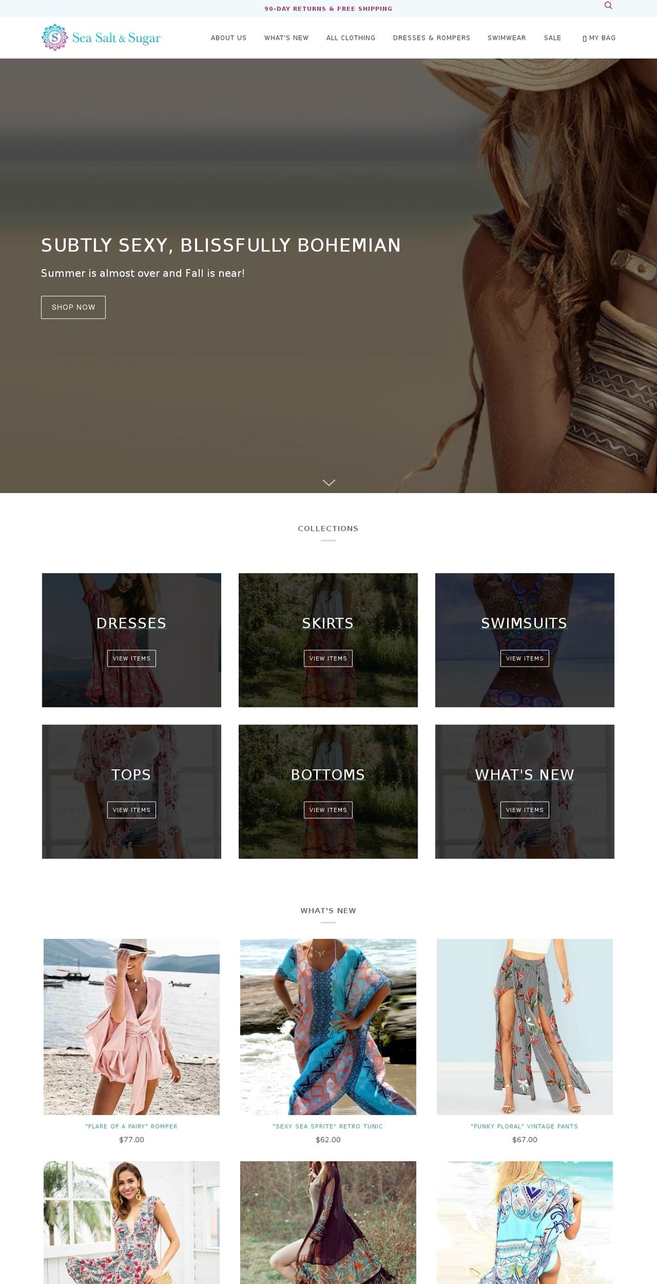 seasaltsugar.com — Shopify storefront screenshot
