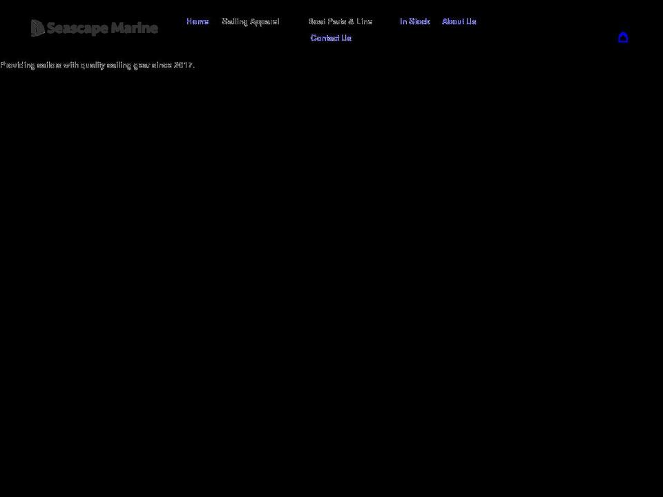 seascapemarine.ca shopify website screenshot