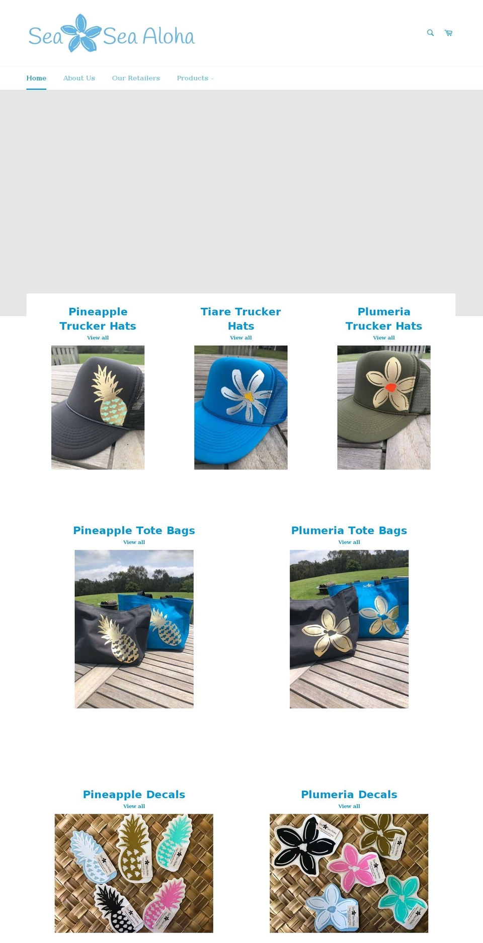 seaseaaloha.com — Shopify storefront screenshot