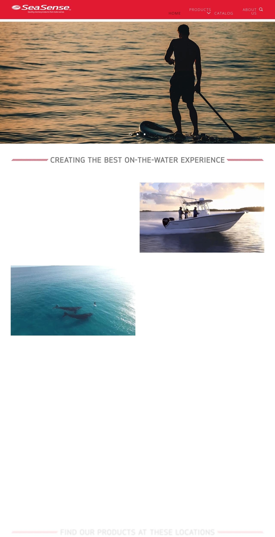 seasense.com shopify website screenshot