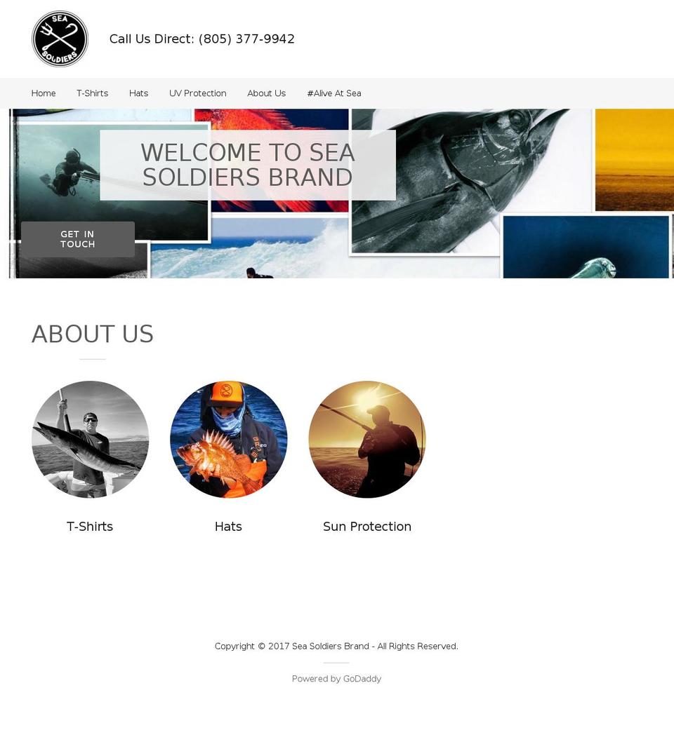 seasoldiers.com shopify website screenshot