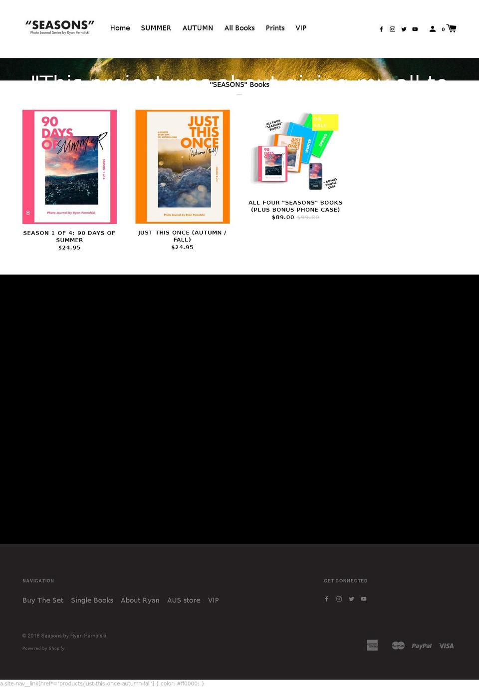 seasonsbooks.com shopify website screenshot