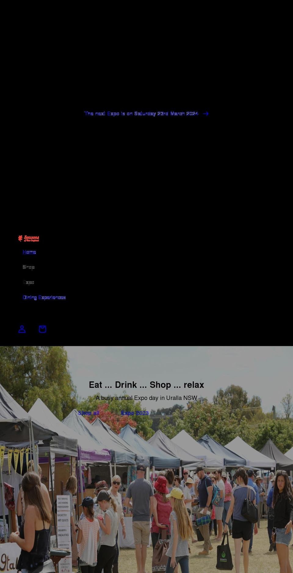 seasonsofnewengland.com.au shopify website screenshot