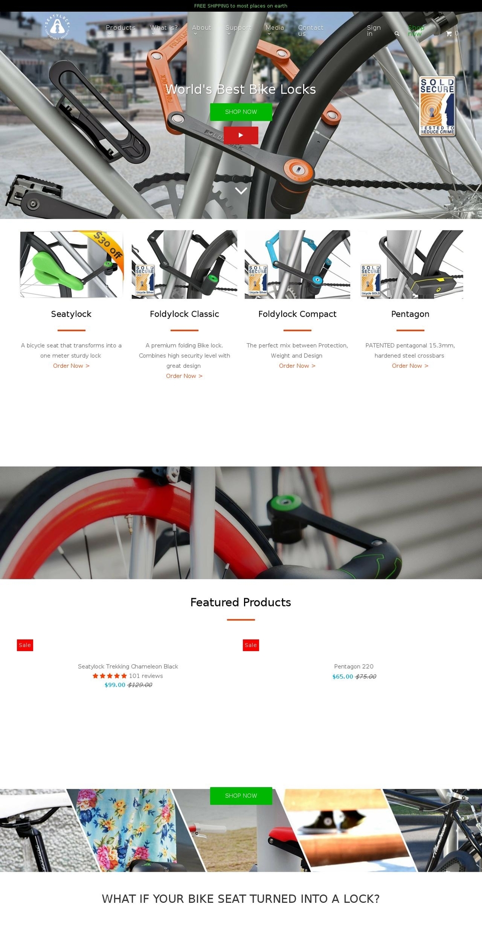 seat-lock.com — Shopify storefront screenshot