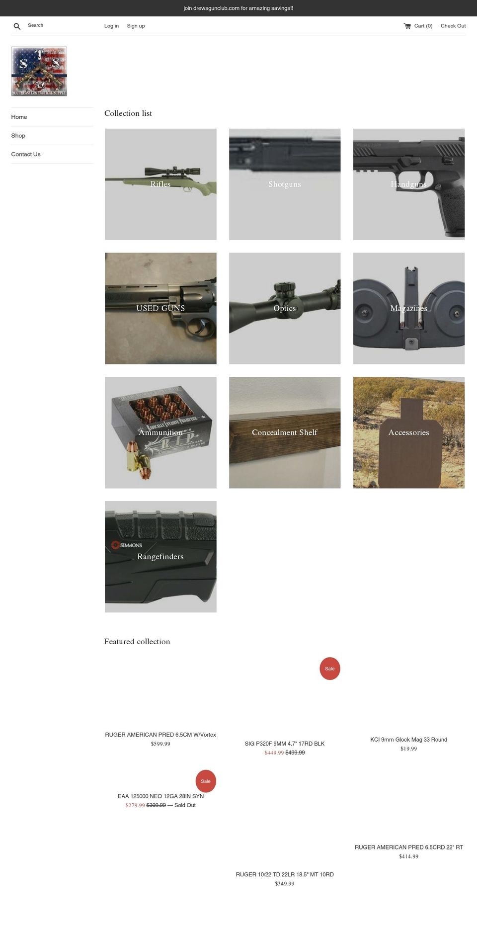 seatacsupply.com shopify website screenshot