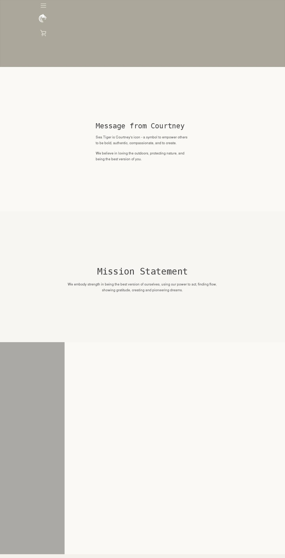 seatiger.com shopify website screenshot