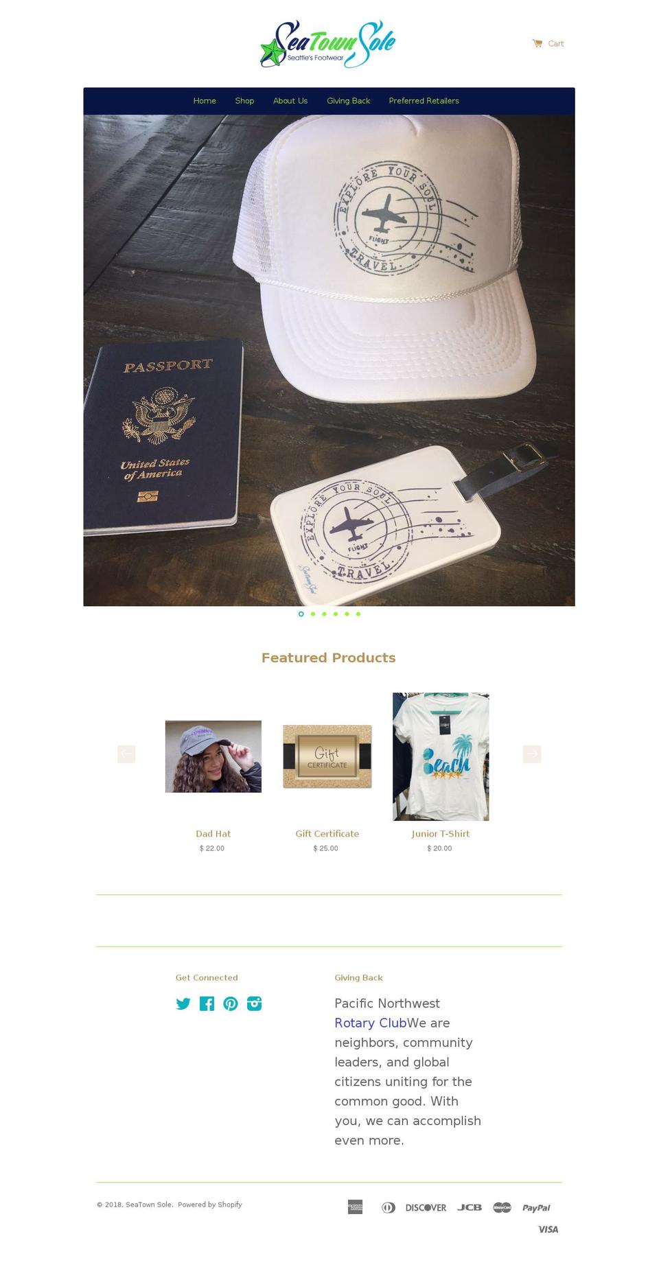 seatownsoul.com shopify website screenshot