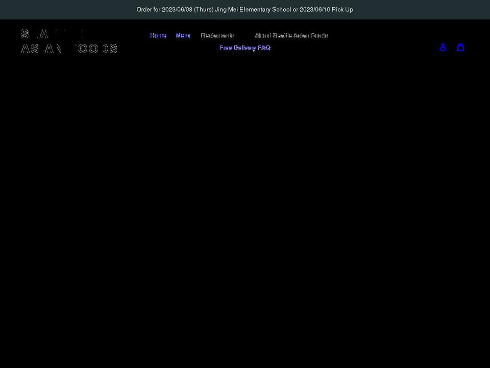 seattleasianfoods.com shopify website screenshot