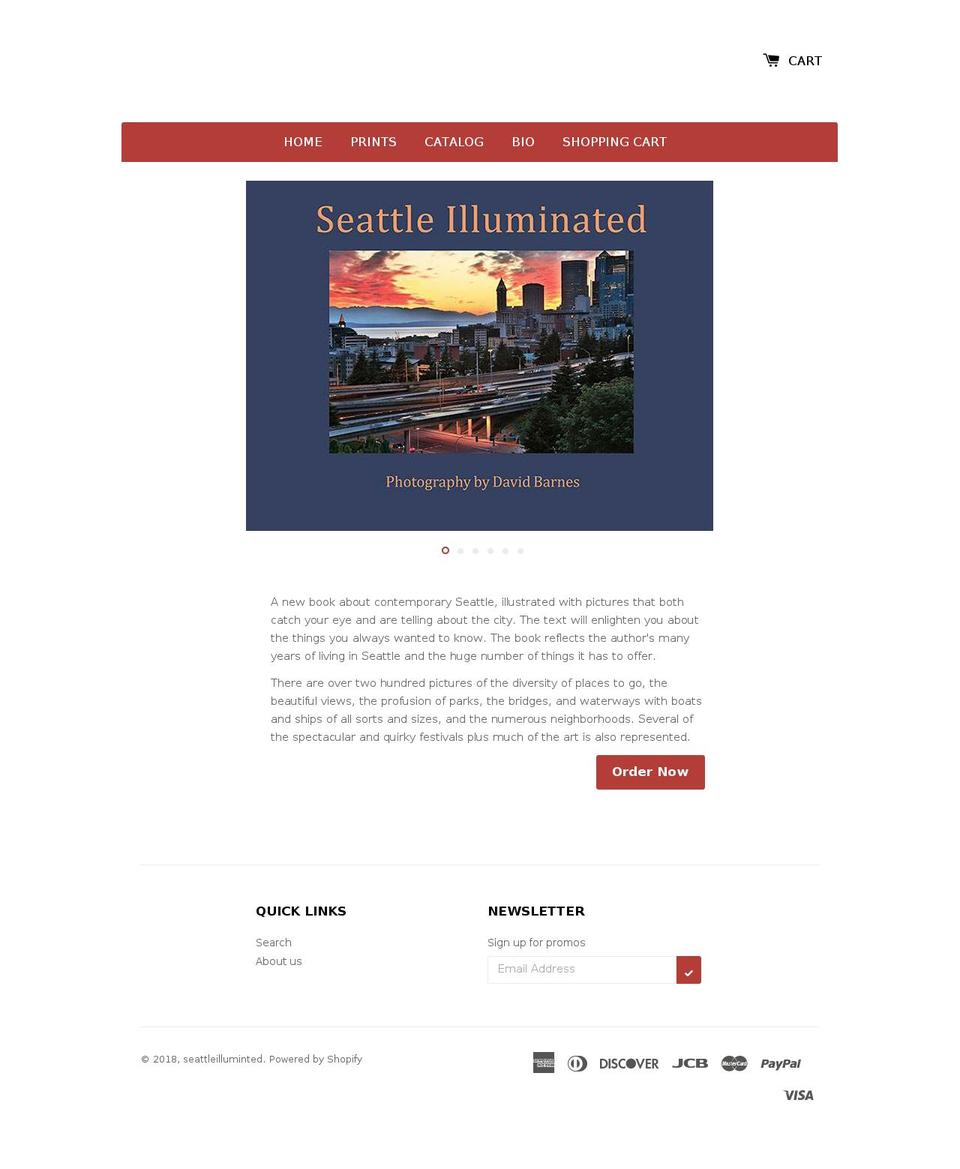 seattleilluminated.com shopify website screenshot
