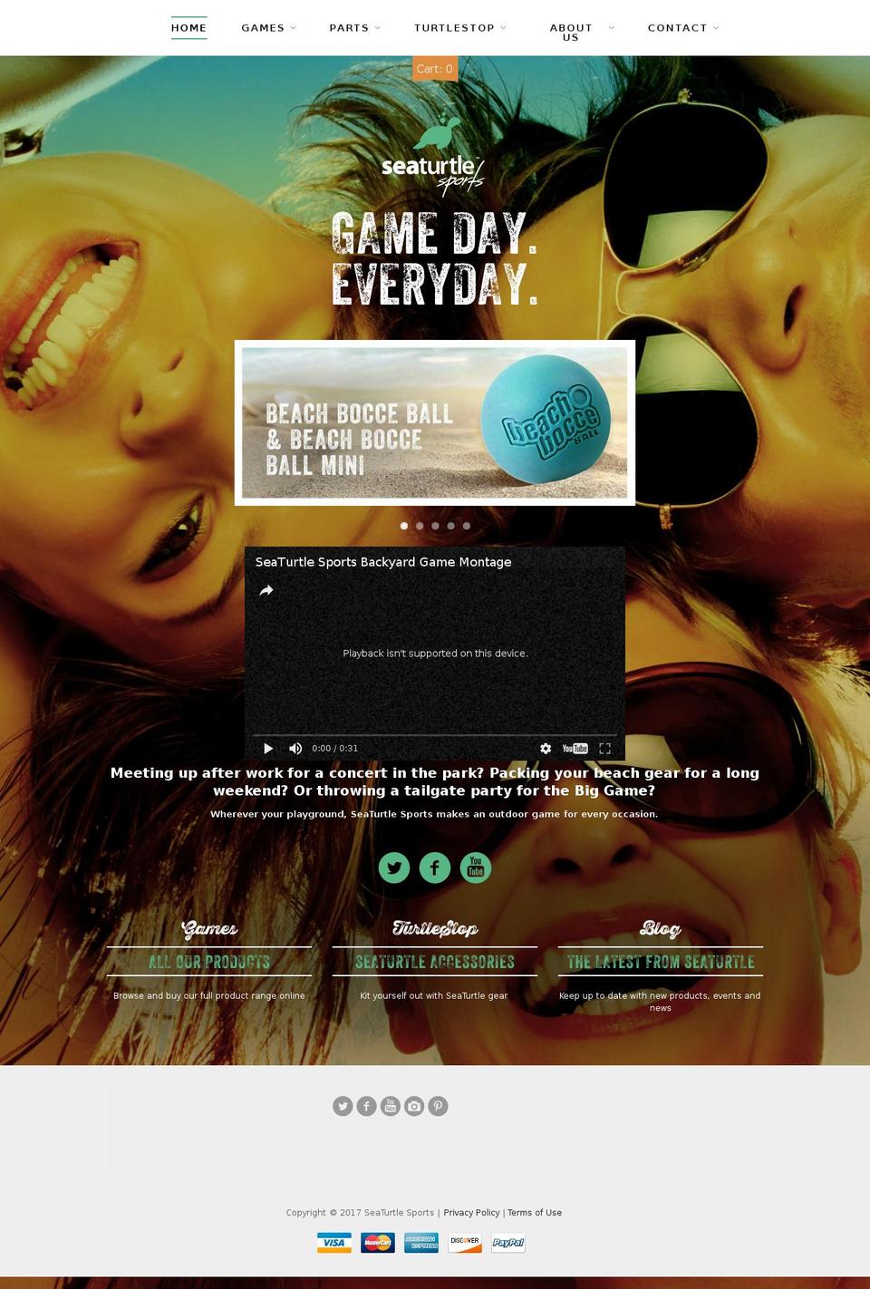 seaturtlesports.com shopify website screenshot