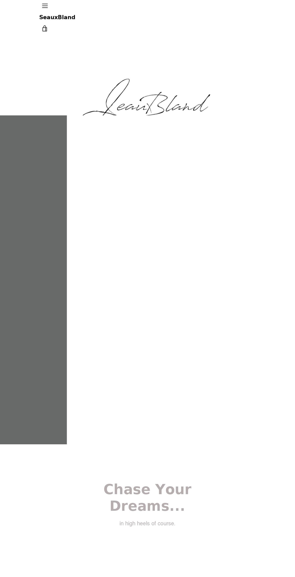 seauxbland.com — Shopify storefront screenshot