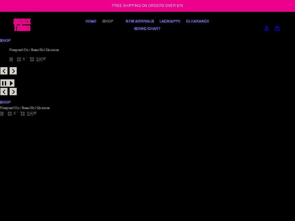 seauxfaboo.com shopify website screenshot