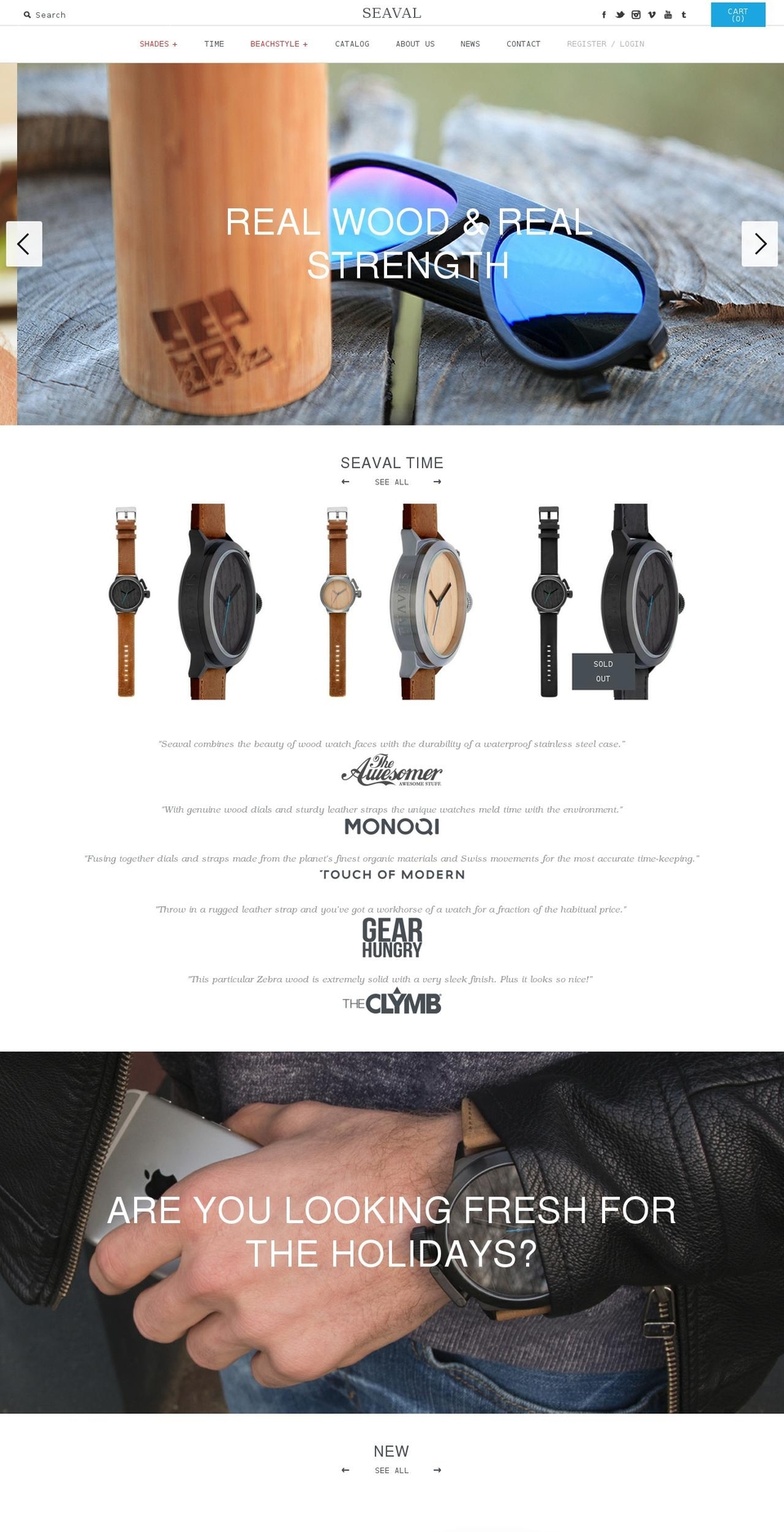seavaltime.com shopify website screenshot