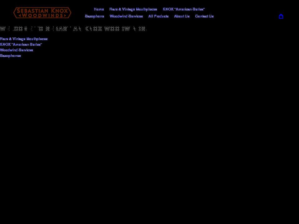 sebastianknox.com shopify website screenshot