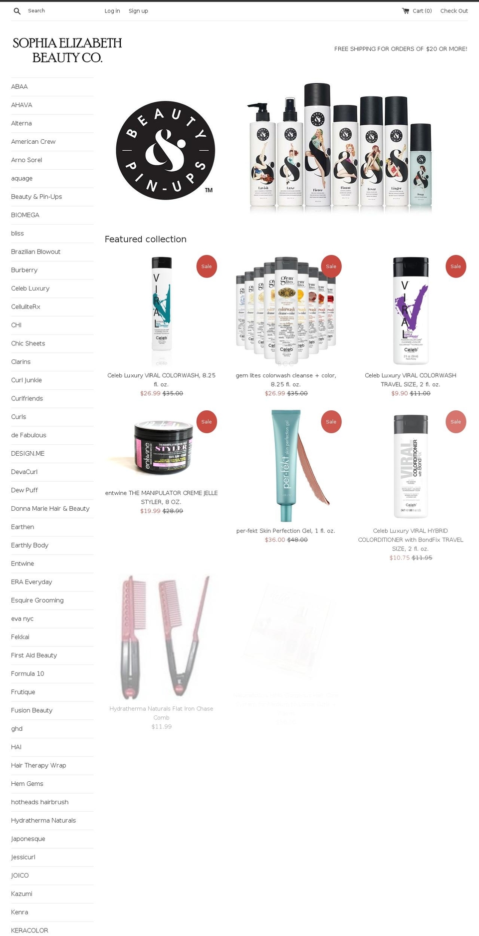 sebeautyco.com shopify website screenshot