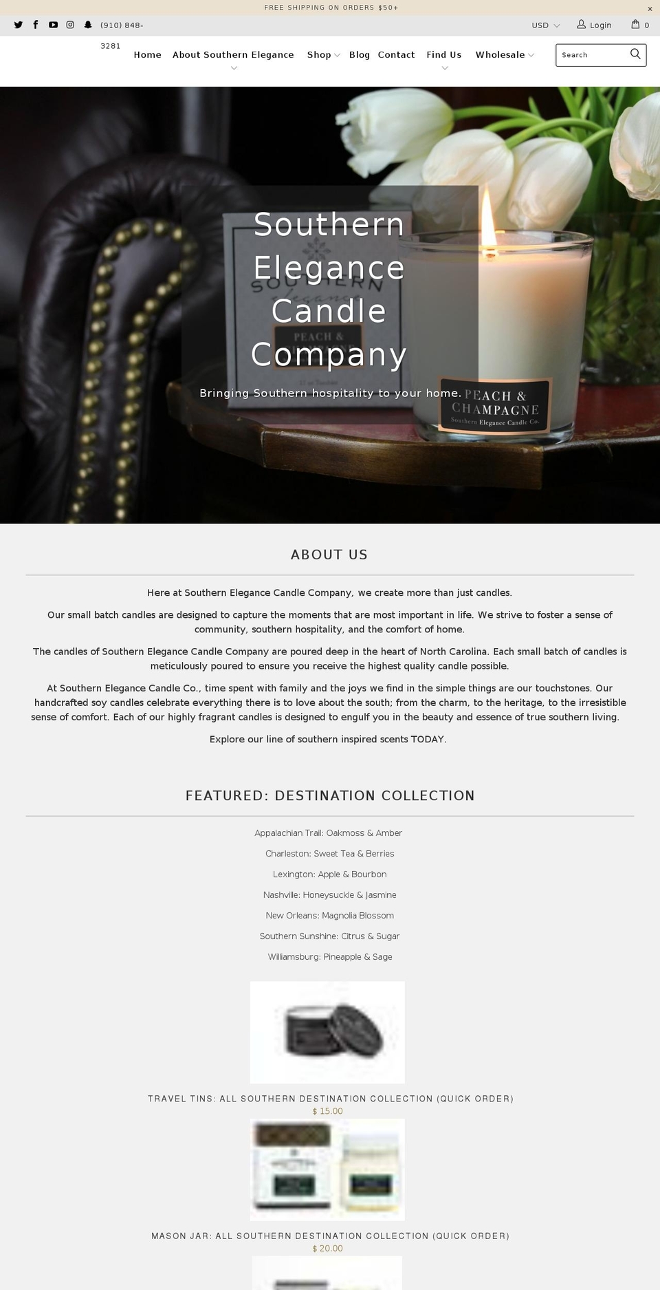 secandleco.com shopify website screenshot