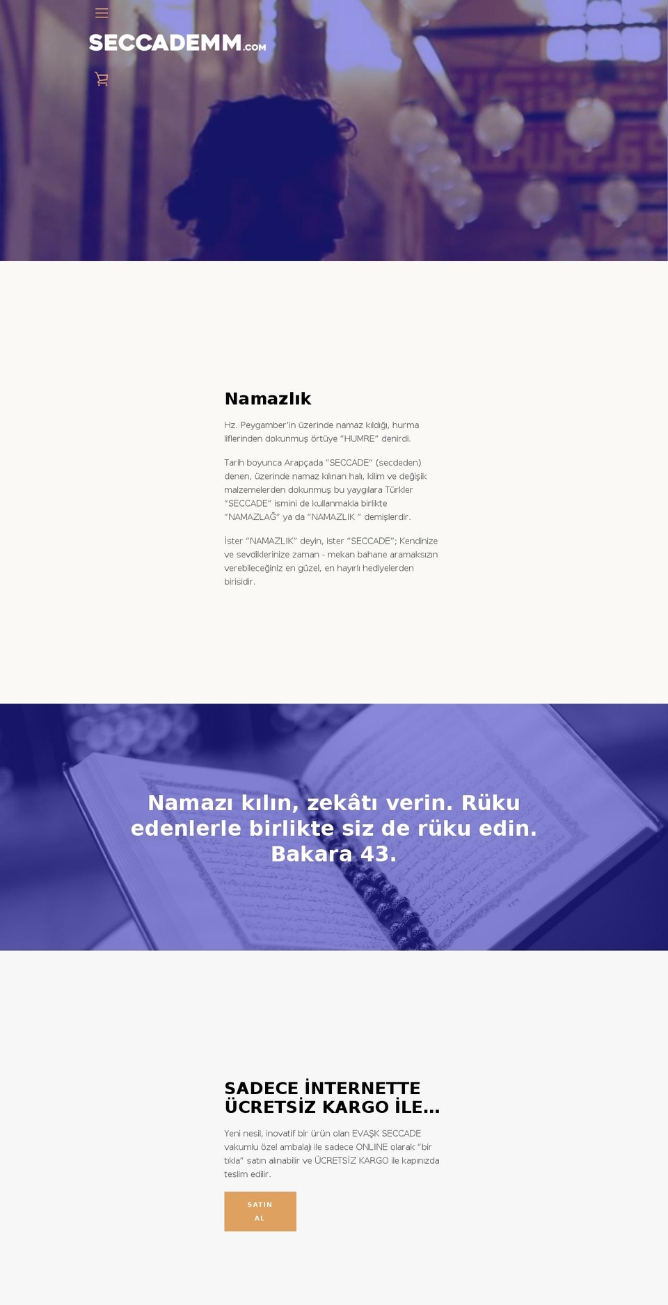 seccademm.com — Shopify storefront screenshot