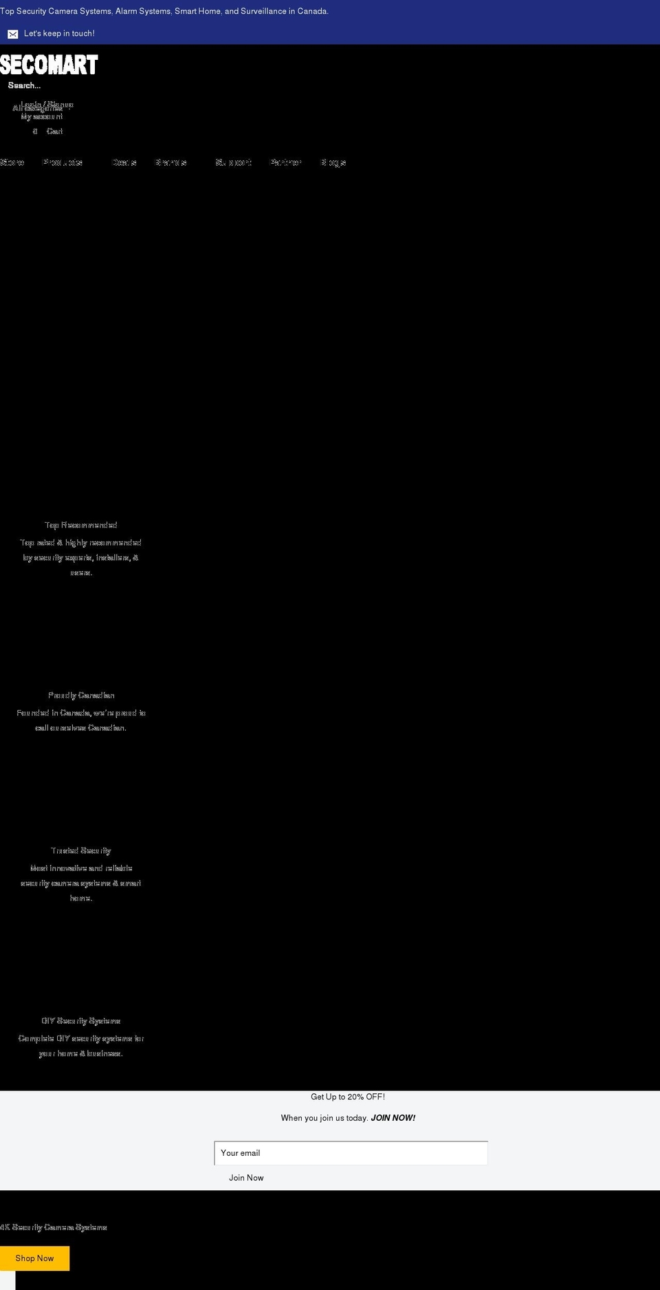 secomart.com shopify website screenshot