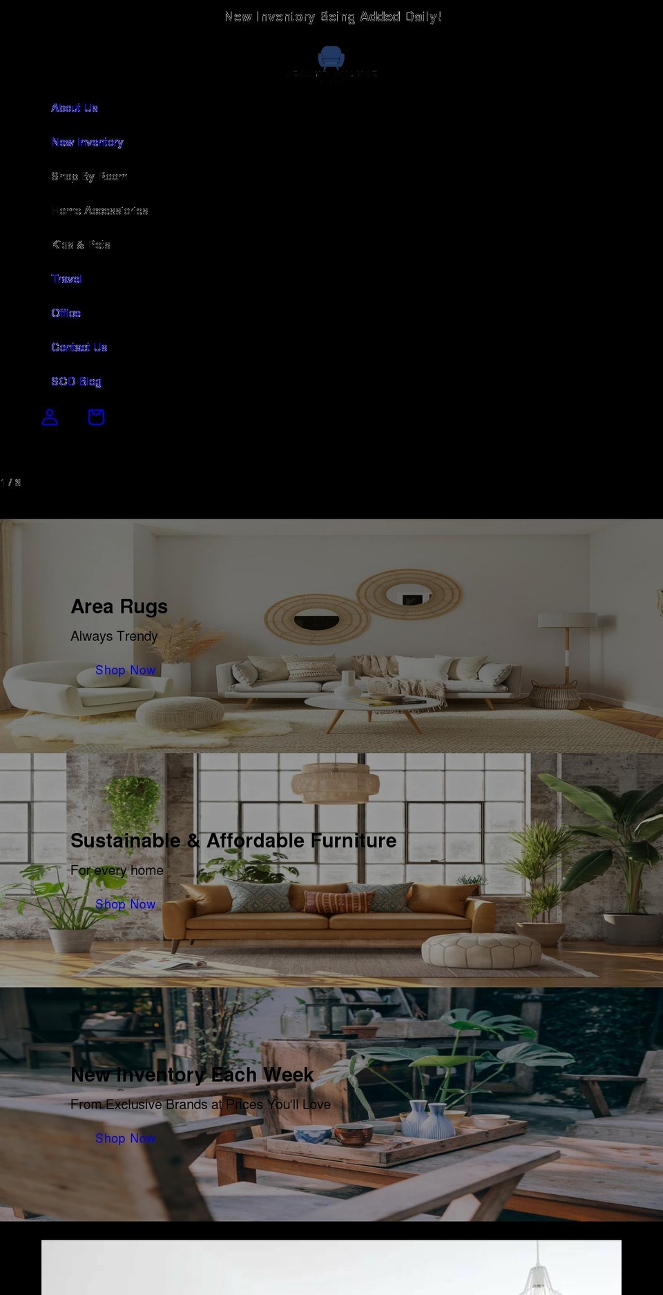 secondchancedecor.ca shopify website screenshot