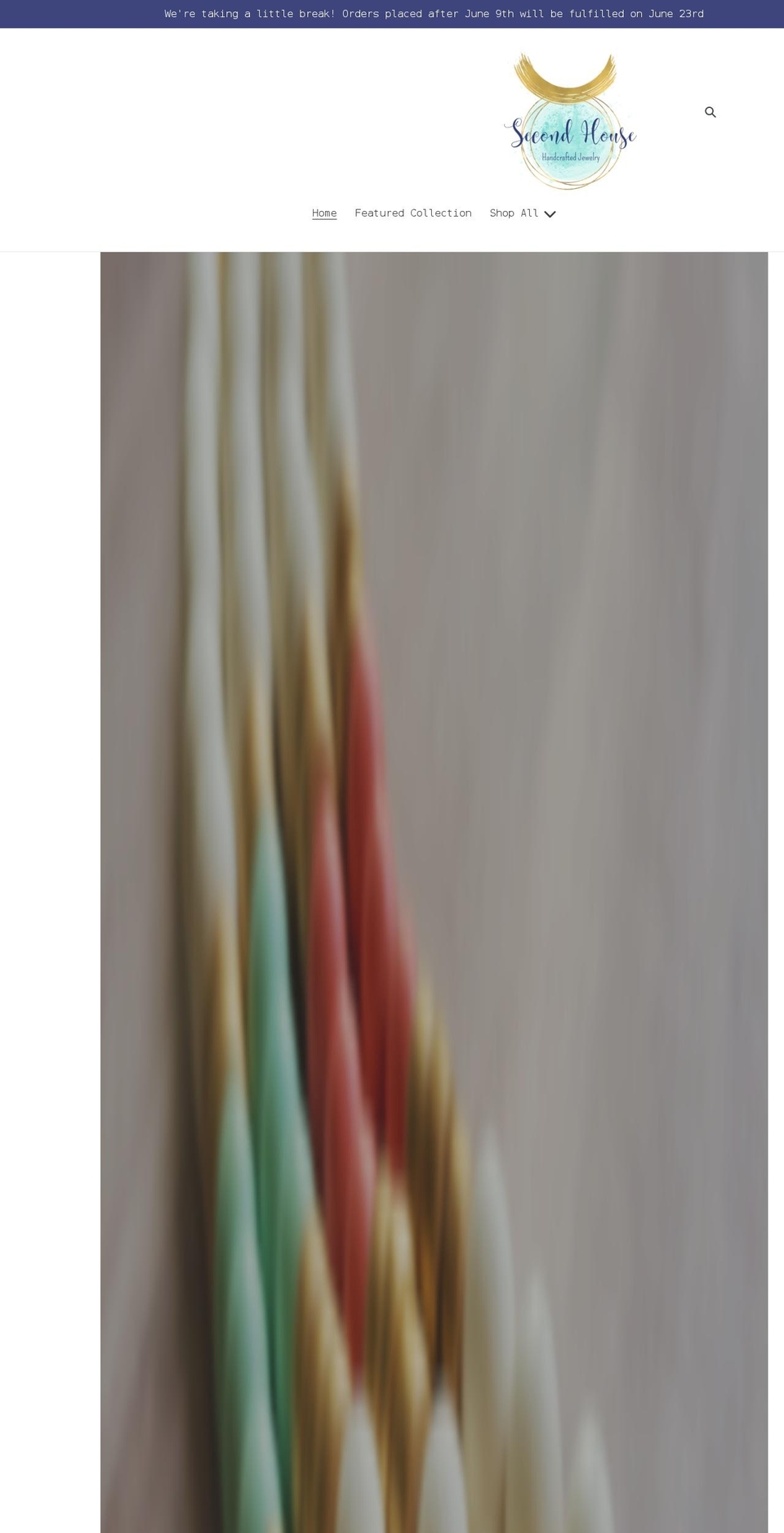 secondhousejewelry.com shopify website screenshot