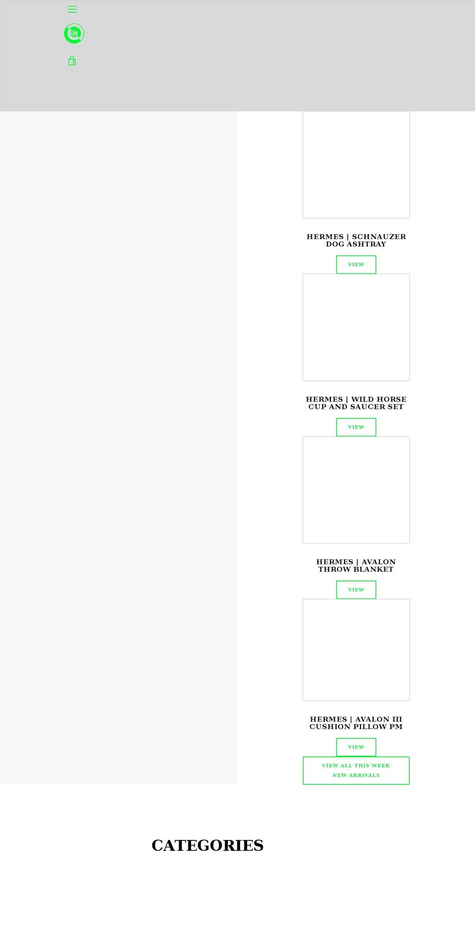 secondoceanary.com shopify website screenshot