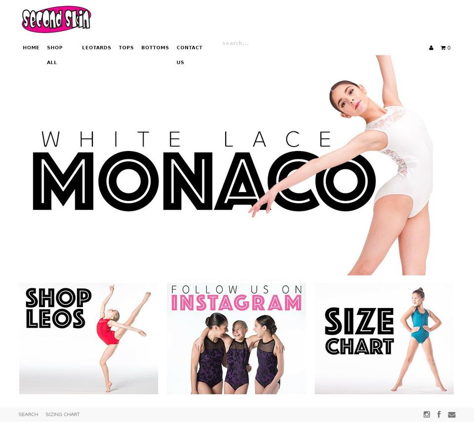 secondskincostumes.com shopify website screenshot