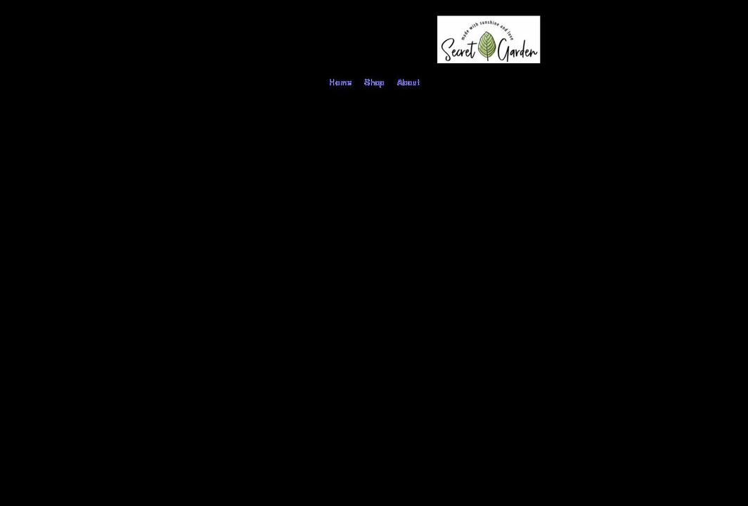 secret-garden-living.myshopify.com shopify website screenshot