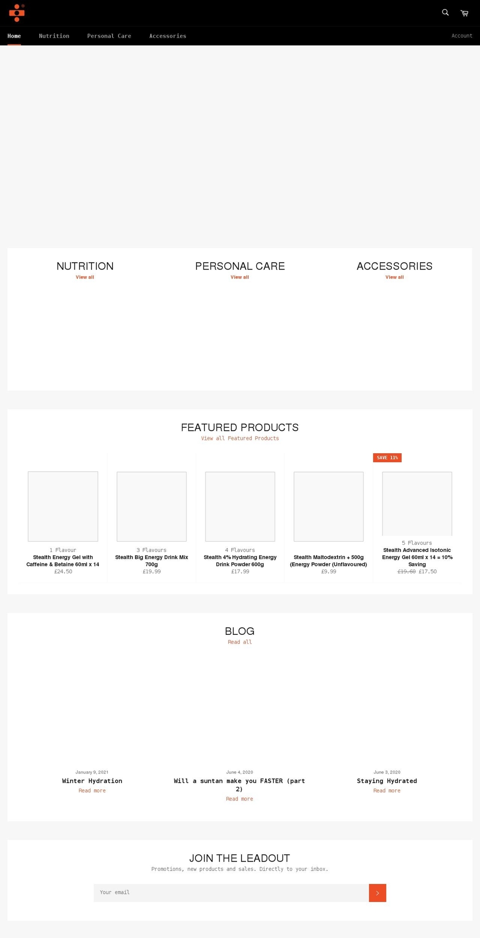 secret-training.com shopify website screenshot