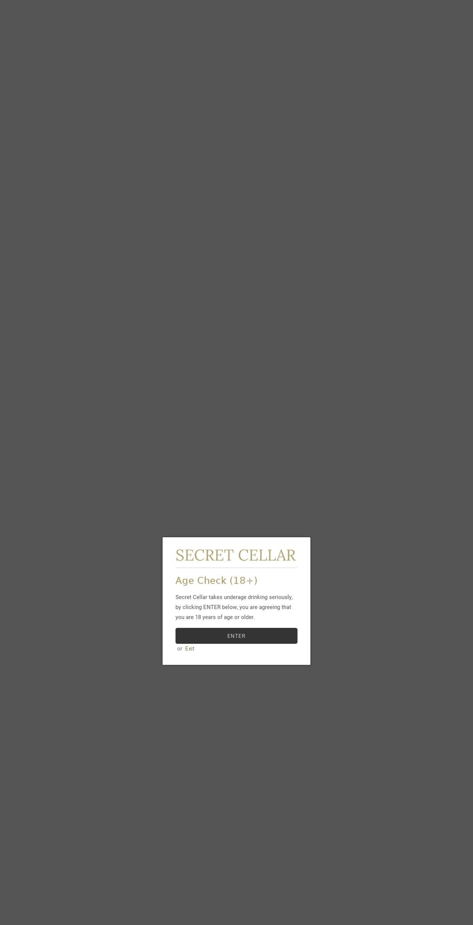 secretcellar.co.uk shopify website screenshot