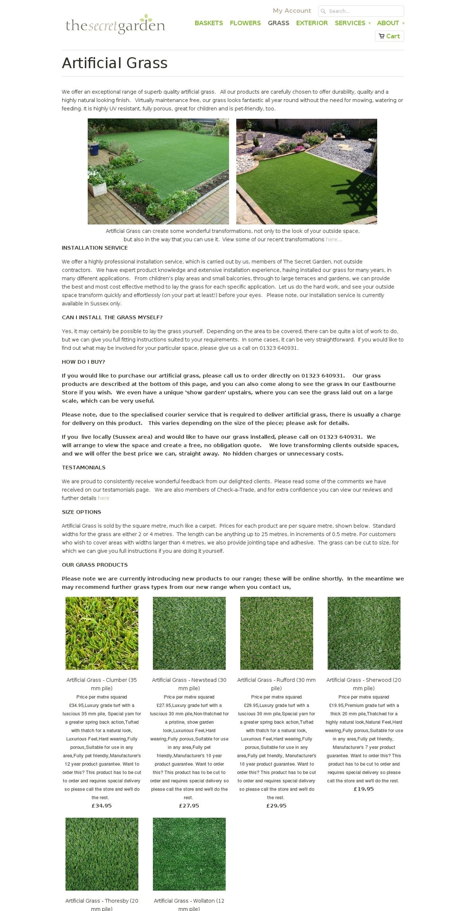 secretgrass.com shopify website screenshot