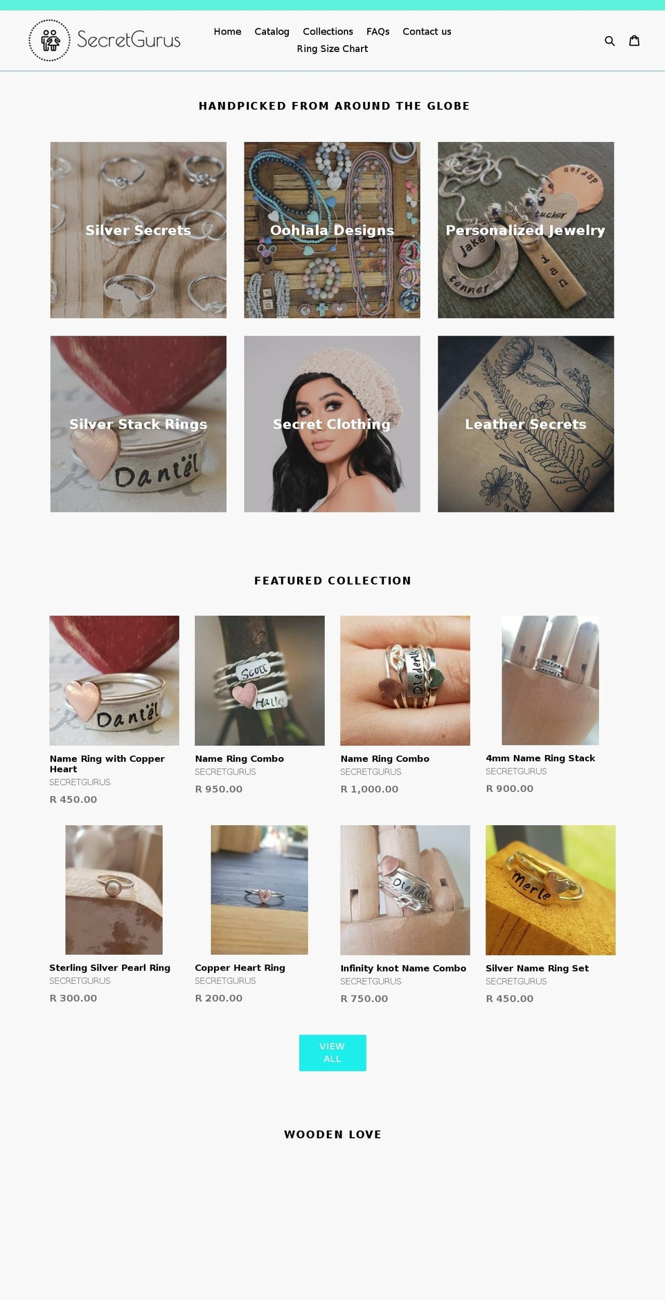 secretgurus.com shopify website screenshot