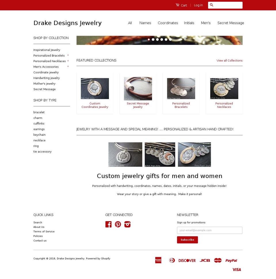 secretmessagebracelet.com — Shopify storefront screenshot