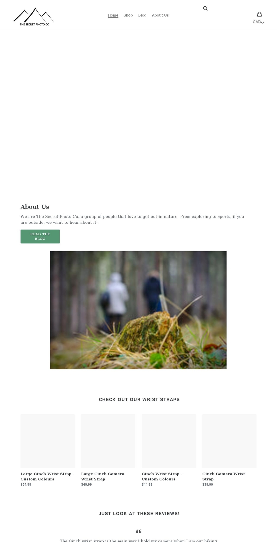 secretphotoco.com shopify website screenshot