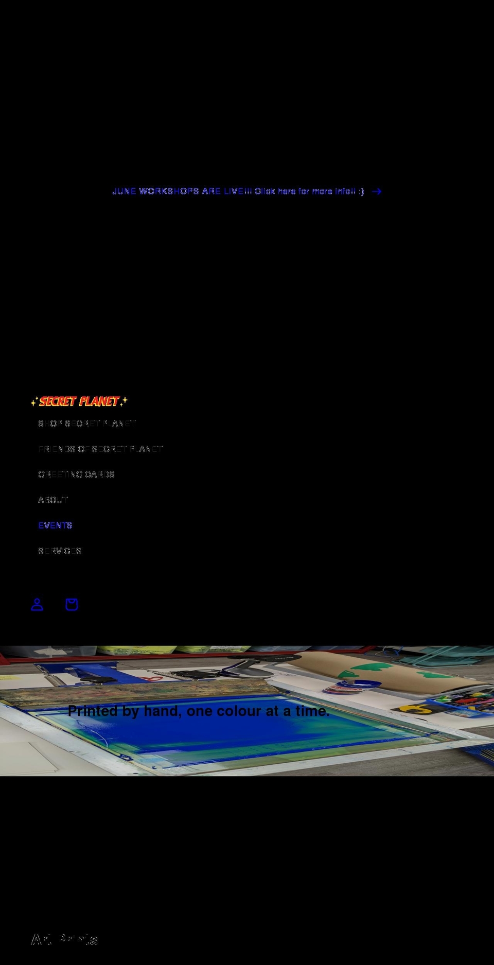 secretplanet.ca shopify website screenshot