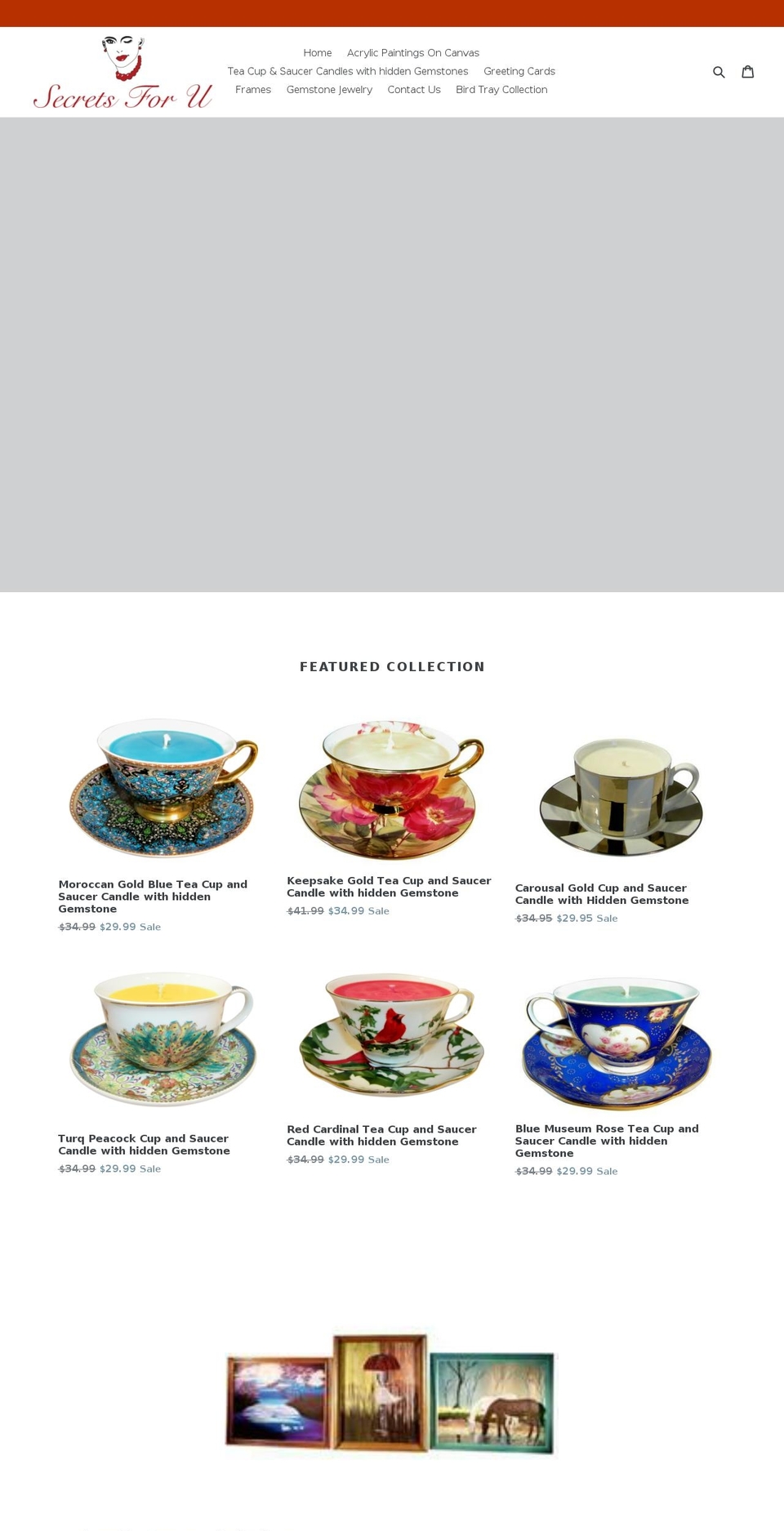 secretsforu.com shopify website screenshot