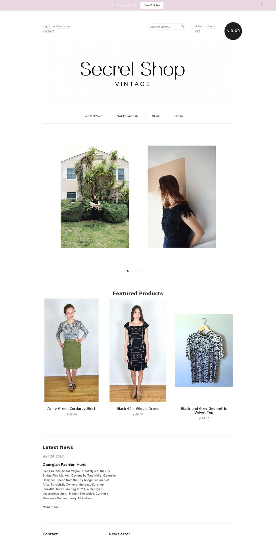 secretshopla.com shopify website screenshot